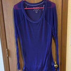 Decree Women's Deep Purple Long Sleeve Top